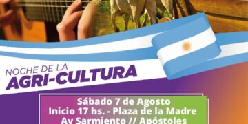 Apóstoles recibe este sábado a  La Noche de la Agri-Cultura