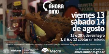 El 13 y 14 de agosto estará vigente el programa especial “Ahora Niño”