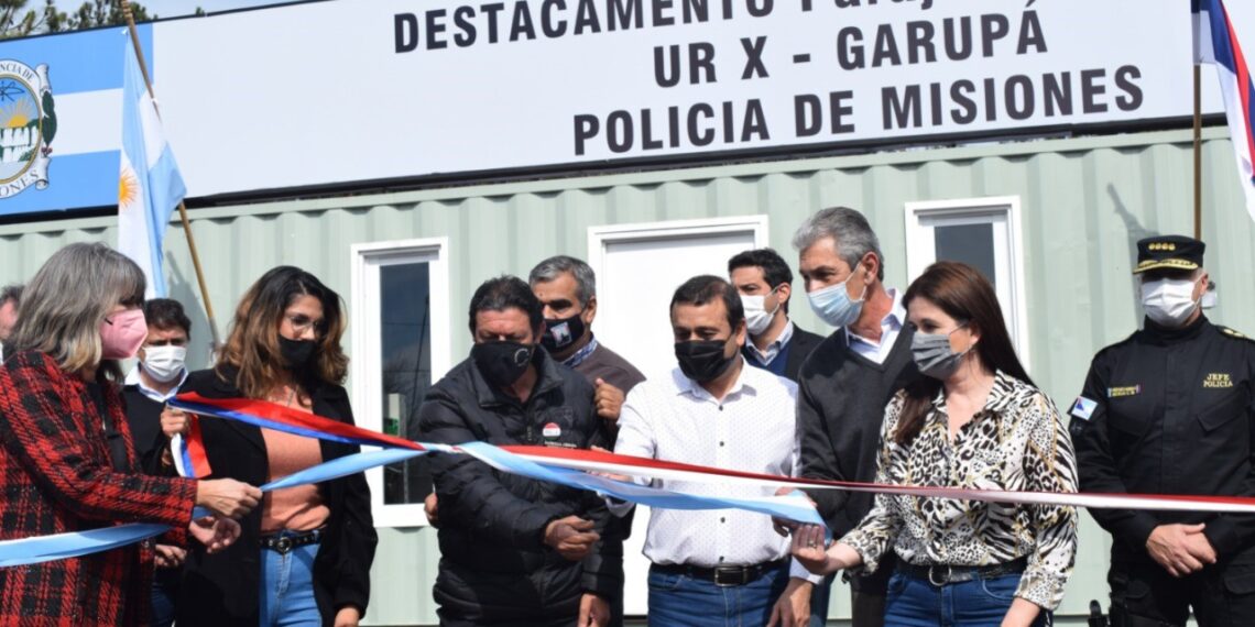 Seguridad: Vecinos de Garupá estrenaron su nuevo destacamento policial
