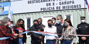 Seguridad: Vecinos de Garupá estrenaron su nuevo destacamento policial