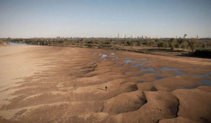 La bajante del Paraná ya alcanzó un mínimo histórico