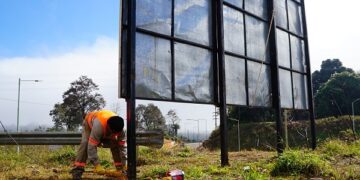 Vialidad Nacional recuerda prohibición de cartelería en zona de camino