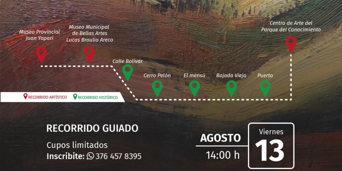 Areu Crespo: recorrido por Posadas para conocer lugares de inspiración