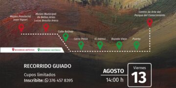 Areu Crespo: recorrido por Posadas para conocer lugares de inspiración