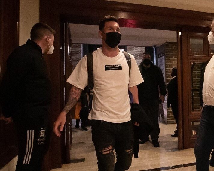 Eliminatorias: Lionel Messi se sumó al seleccionado argentino en Venezuela