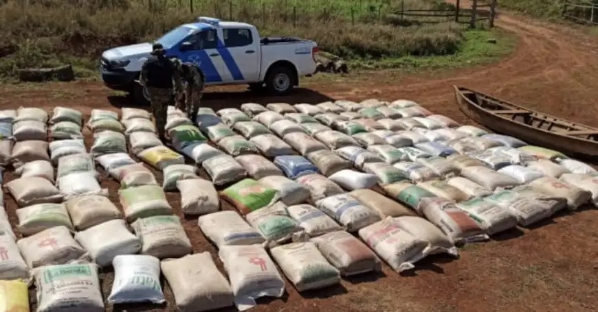 Incautaron más de seis toneladas de soja en El Soberbio