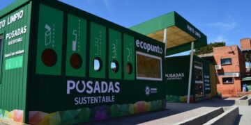 Instalan un Punto Limpio sobre la avenida San Martín