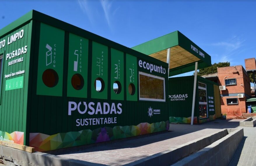 Instalan un Punto Limpio sobre la avenida San Martín