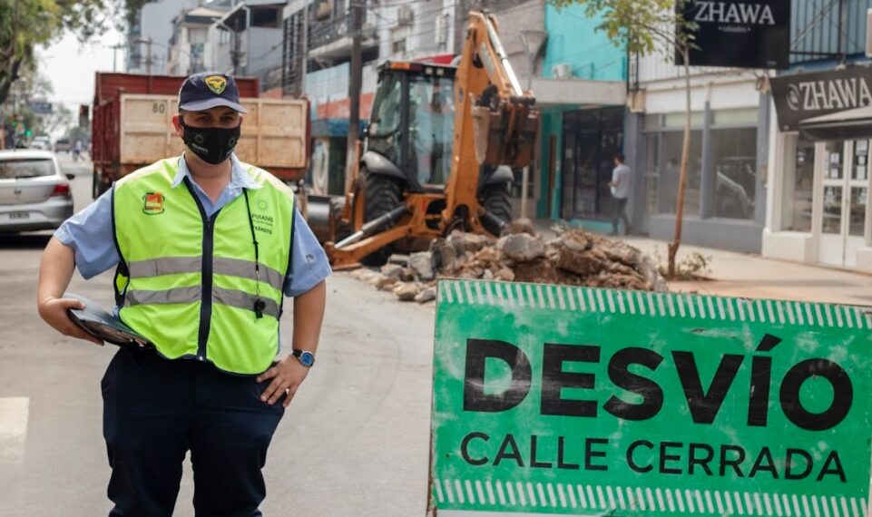 Por obras, Ayacucho y Entre Ríos permanecerá cortada al tránsito
