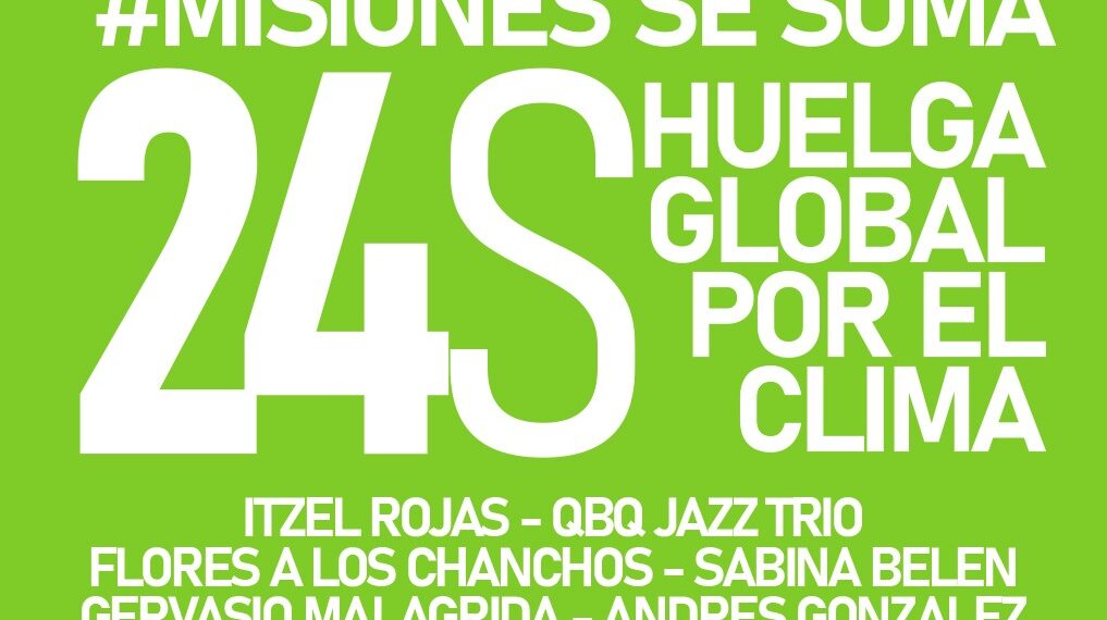 Con el lenguaje del rock, Posadas le dice NO a la crisis del clima