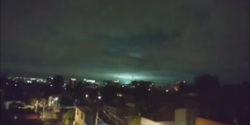 ¿Qué son las luces en el cielo que se vieron durante el terremoto en México?