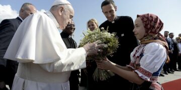 En Eslovaquia, el Papa Francisco pidió que los países europeos no se aíslen en la pospandemia