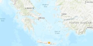 Grecia: un muerto y nueve heridos por un terremoto en la isla de Creta