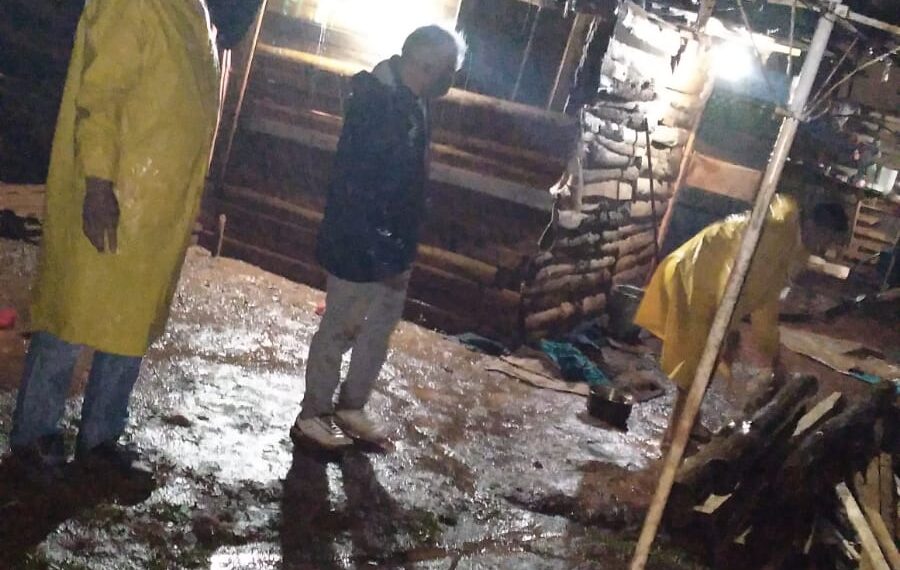 Asistieron a familias damnificadas por la tormenta