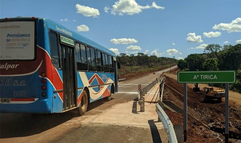 Habilitaron el nuevo puente sobre el arroyo Tirica en la RP 19
