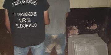 Detuvieron a un hombre que sustrajo cerámicas de una obra en construcción