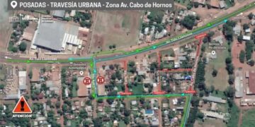 Travesía Urbana: por obras se cortará el acceso desde Tulo Llamosas a Cabo de Hornos