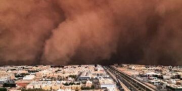 Impresionantes imágenes de la tormenta de arena en Brasil que dejó al menos 6 muertos