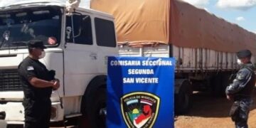 San Vicente: incautaron dos camiones sin aval aduanero