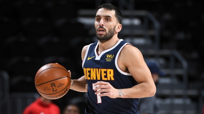 Básquetbol de la NBA: los Nuggets de Campazzo, se enfrentan a San Antonio Spurs