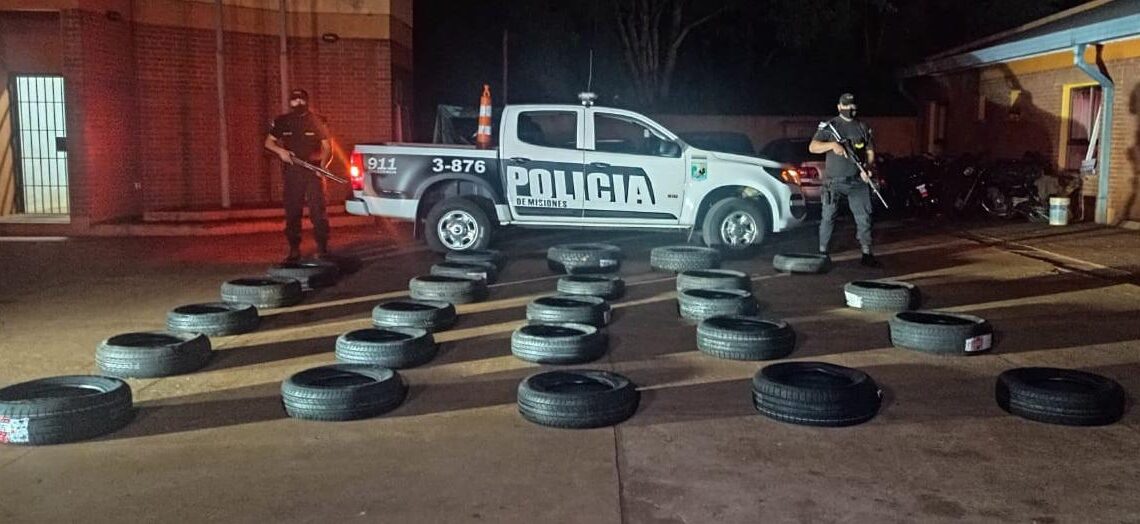 Puerto Piray: secuestraron neumáticos sin aval aduanero en Puerto Piray
