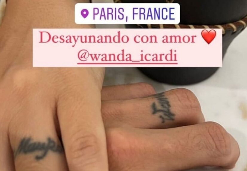 Otra historia de Mauro Icardi con Wanda Nara: “Desayunando con amor”