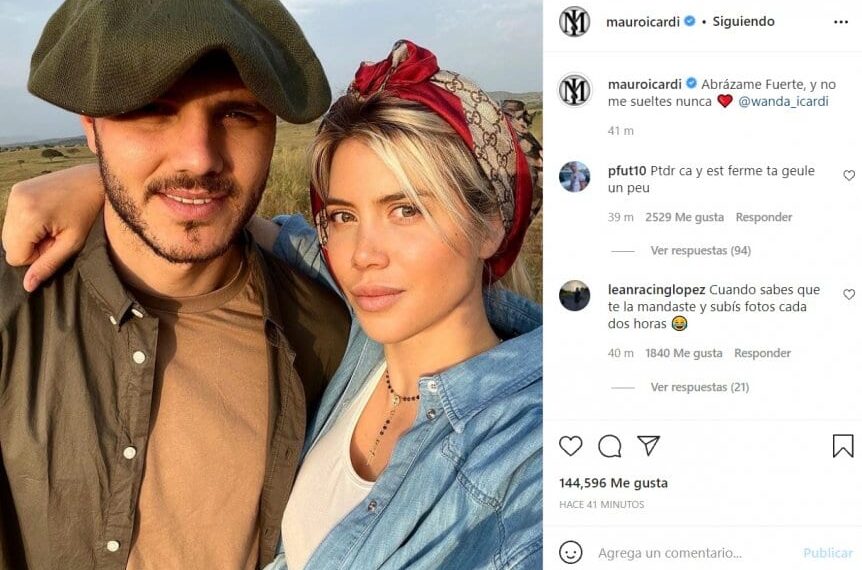 Nuevos posteos de Mauro Icardi a Wanda Nara tras el escándalo