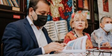 Herrera Ahuad acompañó la presentación de obras literarias internacionales