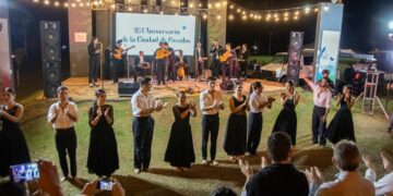 Posadas recibió su 151° Aniversario con una emotiva vigilia en Miguel Lanús