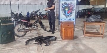 Secuestraron una moto y objetos robados que fueron vendidos