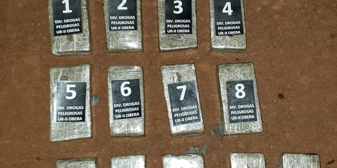 Incautaron más de 9 kilos de marihuana en Colonia Alberdi