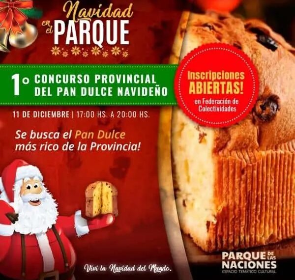 Invitan a participar del 1er Concurso Provincial de Pan Dulce