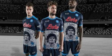 Nápoli usará una camiseta especial en honor a Maradona