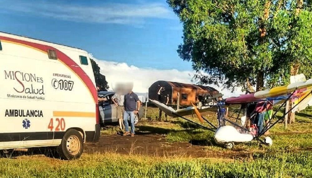 Aterrizó de emergencia con su avioneta sobre la ruta provincial 2