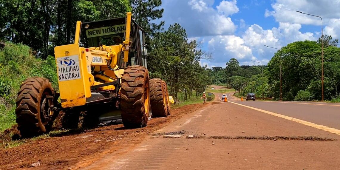 Continúan los trabajos de señalamiento y conservación sobre la Ruta Nacional 14