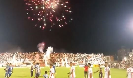 Clausuraron de manera preventiva al estadio de Guaraní por el uso de pirotecnia de alto impacto sonoro