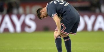 Messi no jugará el próximo partido del PSG por la Champions League por una dolencia en su rodilla izquierda