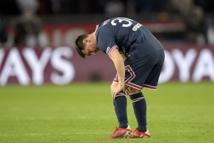 Messi no jugará el próximo partido del PSG por la Champions League por una dolencia en su rodilla izquierda