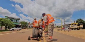 Vialidad Nacional mejora la travesía urbana de Bernardo de Irigoyen