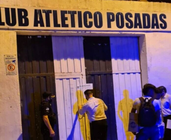 Clausuraron el Club Atlético Posadas tras una fiesta clandestina de alrededor de 500 personas