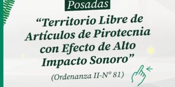 Posadas fortalece la prevención y concientización sobre la pirotecnia de alto impacto sonoro