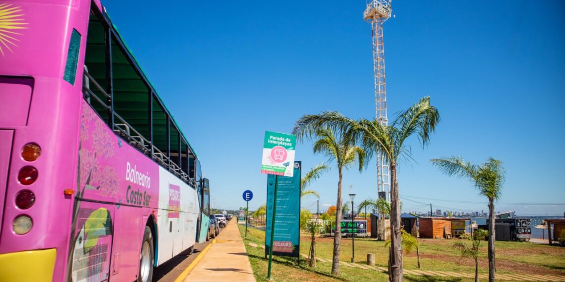 Más de 4.500 personas utilizaron el servicio “Interplayas” para visitar el balneario Costa Sur