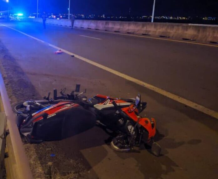 Motociclista falleció tras despistar en Costanera Sur de Posadas