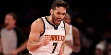 Básquetbol: triunfo de Denver con ocho puntos de Campazzo en la NBA