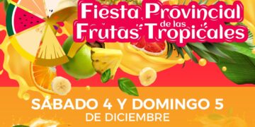 Este fin de semana se celebrará la Fiesta Provincial de las Frutas Tropicales en Almafuerte