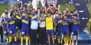 Boca venció a San Lorenzo y se quedó con el primer título del año