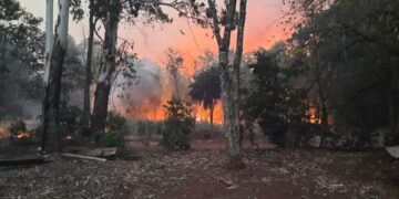Continúa la lucha contra los incendios en la Provincia