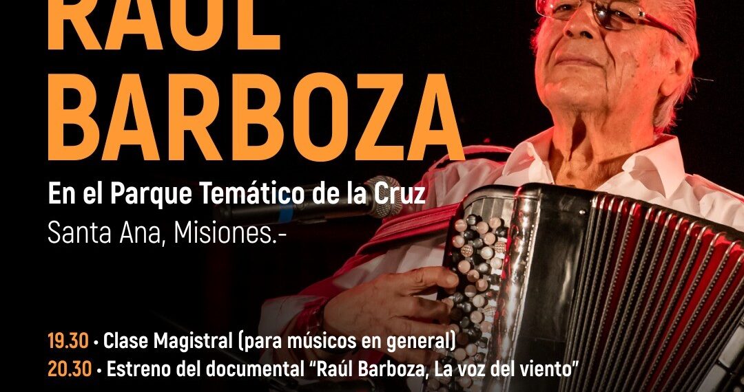 Raúl Barboza: Clase Magistral y estreno de documental en el Parque Temático de la Cruz