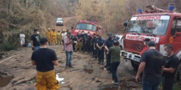 Herrera recorrió zonas afectadas por incendios forestales