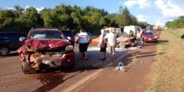 Hipólito Yrigoyen: un lesionado en siniestro vial sobre la Ruta 12